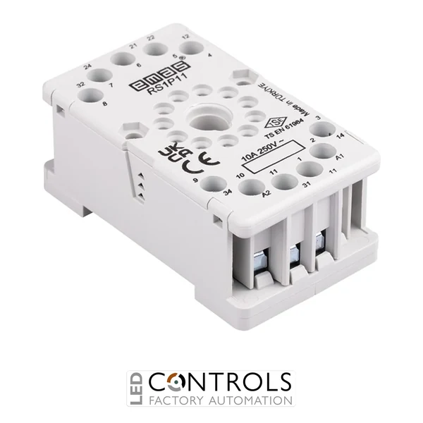 EMAS RS1P11G1 EMAS SOCKET 11 PIN GREY