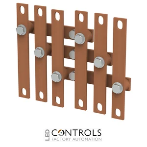 2CPX060445R9999 ABB ZH216 320 A 3-Pole 20 x 5 mm Copper Busbar System - image 2
