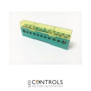 Teknomega ITB1040 - Omega Insulated 1 Pole Distribution Block 80A - 15 Way