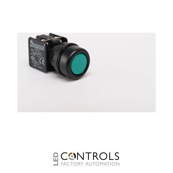 EMAS KB14RY EMAS KB PUSH BUTTON RED  DBL CIRCUIT GREEN WITH SILICON COVER