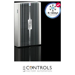 SK3478.801 Rittal Blue e+ S wall-mounted cooling unit, 300 W, without condensate evaporator, R-1234yf Refrigerant