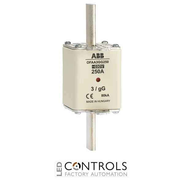 1SCA022701R1340 ABB 500A gG HRC DIN Fuse Link Size 3 690V