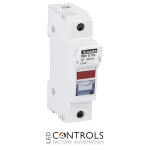 FB01D1PL - FUSE HOLDER 1P 10X38 1000V DC C/W IND.