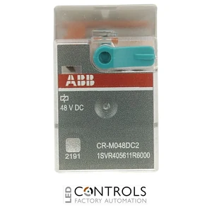 1SVR405611R6000 ABB CR-M048DC2 Pluggable Relay 2C/O 48VDC - image 2