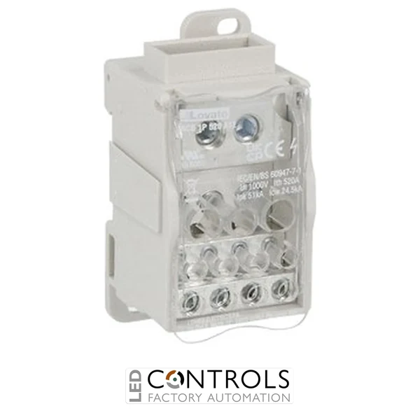 ACB1P520A12 Lovato DIST BLOCK 1P 520A 12 TERMINALS