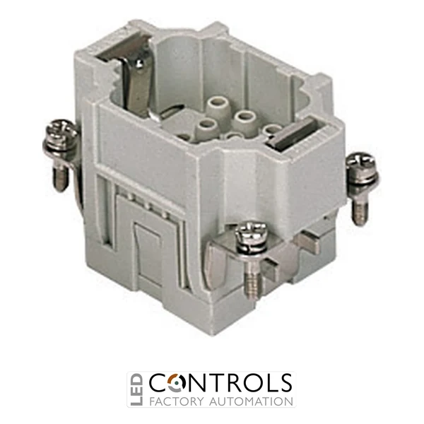 CQEM10 Ilme Male insert 10 pole and earth 16 amp crimp Size 44.27