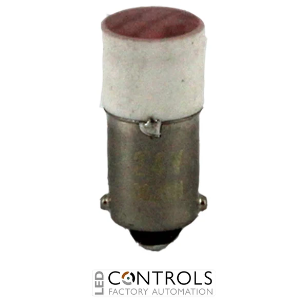B3-L24A-RED IMO Red LED Lamp 24V AC/DC For B3F Lamp Holders (BA9S)
