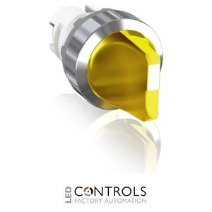 1SFA611200R2103 ABB M2SS1-21Y Yellow Two-Position Illuminated Maintained Selector Switch