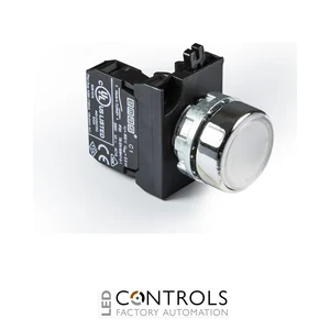 EMAS CM100DB EMAS CM FLUSH PUSH BUTTON 1NO WHITE WITH NUT