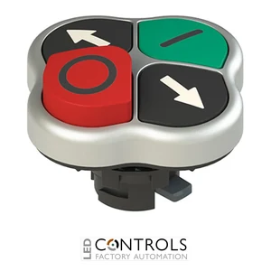 E2 1PQLA9QAAD Pizzato Quadruple pushbutton