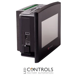SM43-J-R20 Unitronics Samba 4.3" colour touchscreen HMI and PLC with onboard I/O configurations