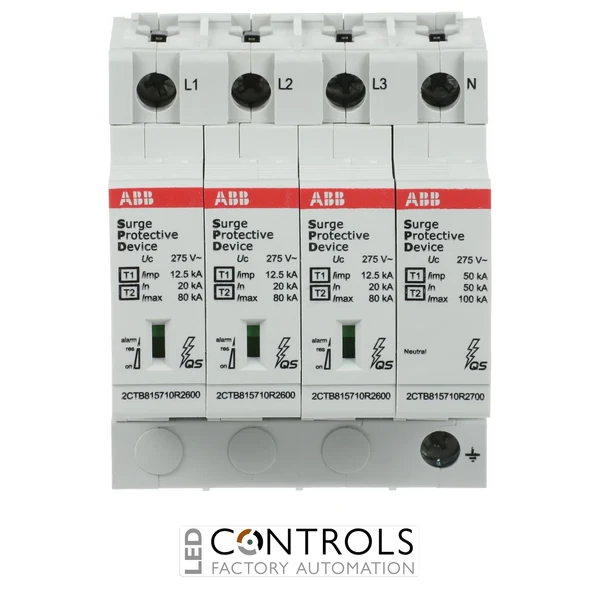 2CTB815710R1900 ABB OVR T1-T2 3N 12.5-275s P QS Combined Surge Protective Device