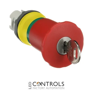 1SFA611525R1201 ABB MPEK4-12R 40mm Key-Release Emergency Stop
