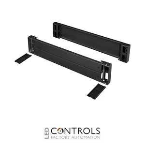 TS8602.800 Rittal Base/plinth component front and rear H: 200mm for W: 800mm RAL 7022 sheet steel