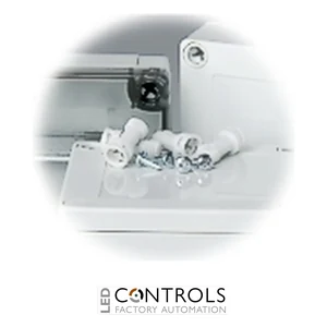 6300001 Fibox MBS LL Grey screw set, Low cover (10/13 mm) Low base (25 mm)