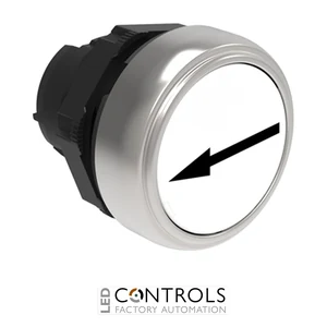 LOVATO LPCB1148 WHITE FLUSH PUSH-BUTTON RIGHT-LEFT