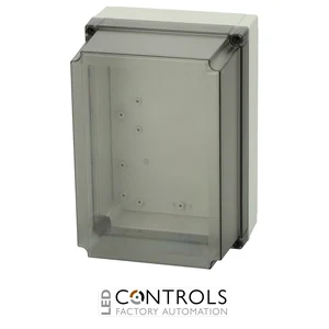 6011929 Fibox PC 200/150 HT Enclosure, Polycarbonate High base, smoked transparent cover
