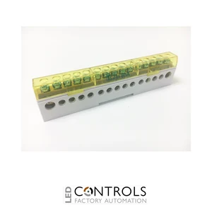 Teknomega ITB1010 - Omega Insulated 1 Pole Distribution Block 80A - 15 Ways