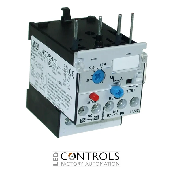 imo mcor-1-11 thermal overload relay for mc10-mc22 contactors 8-11 amps