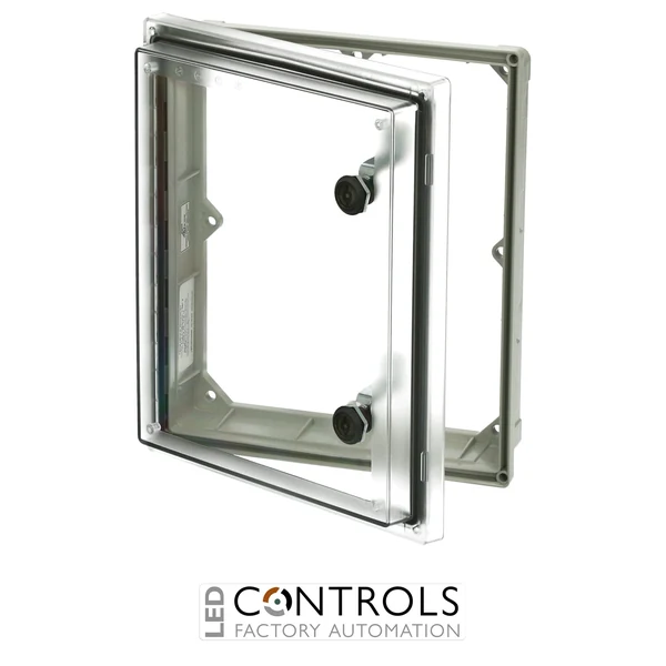 4901904 Fibox PW 403409 T PW Inspection Protection window, 394x346x88 mm, DB3 lock, Transparent cover