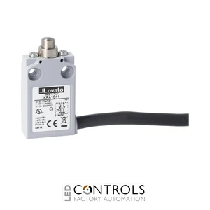 KPA1L11 - TOP PUSH PREWIRED METAL L/S 1NO+1NC SLOW
