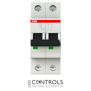 S202-C20 Miniature Circuit Breaker - 2P - C - 20 A