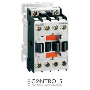 BF1810A110 Lovato contactor 3 pole AC3:18A 7.5kw 110vac coil 1no aux - image 2