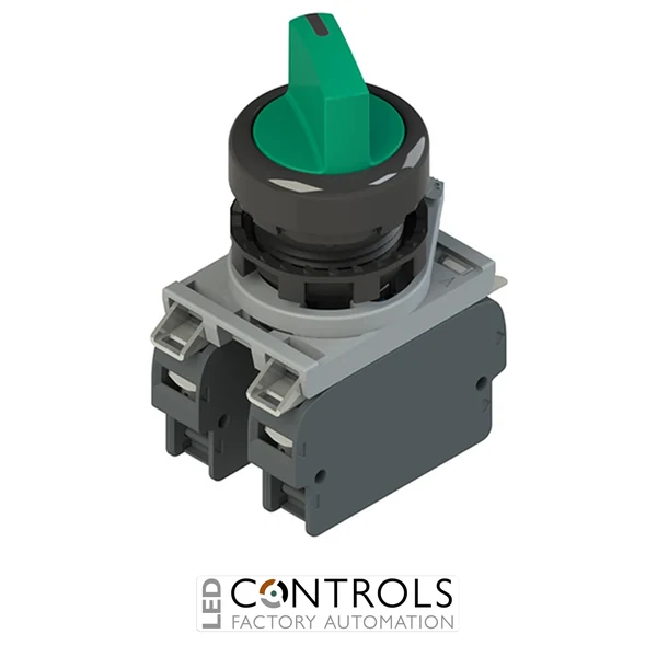E2 AC-DXBC2225 Pizzato Complete unit with 4 positions selectors, fixing adapter and contacts