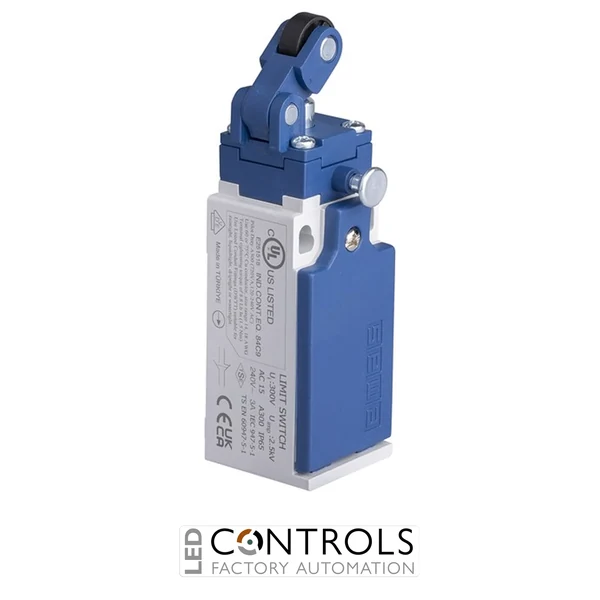 EMAS L5K13MIP311R EMAS L5 SERIES LIMIT SW. SNAP ACTION 1NC+1NO-PLASTIC ROLLER - RESET