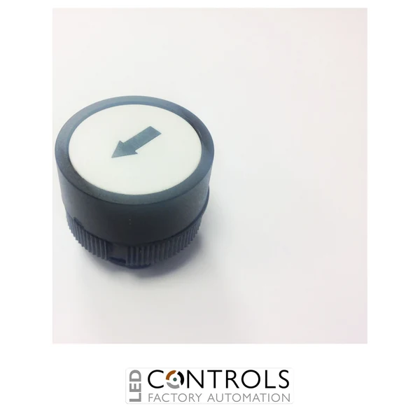 np2-ea/w/a chint white push button with arrow 22mm