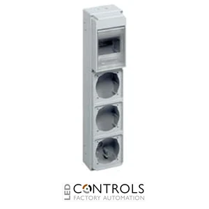 FM1043PQ Ilme Box for 3 panel sockets (PQ/PQF) and room for RCD