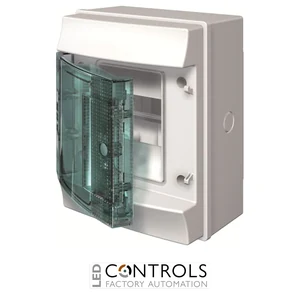 1SL1200A00 ABB MISTRAL65 4 MODULE Clear Door Plastic consumer unit