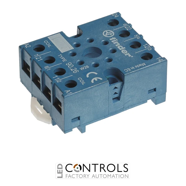 90.27SMA Finder relay base din rail mount for relays 60.13 88.02