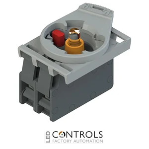 E2 AC-XXBC0058 Pizzato Complete unit with orange LED holder, contact block 1NC and fixing adapter