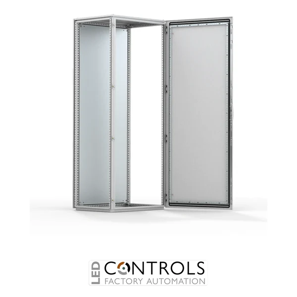 MCS180610PER5 nVent Hoffman Modular Single Door, no Plate, 1800x600x1000mm, RAL7035, Mild Steel