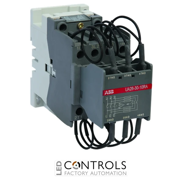 1SBL241024R8410 ABB UA26-30-10RA Capacitor Switching Contactor 3 Pole 1NO Auxiliary Contact 110V 50Hz / 110-120V 60Hz Coil