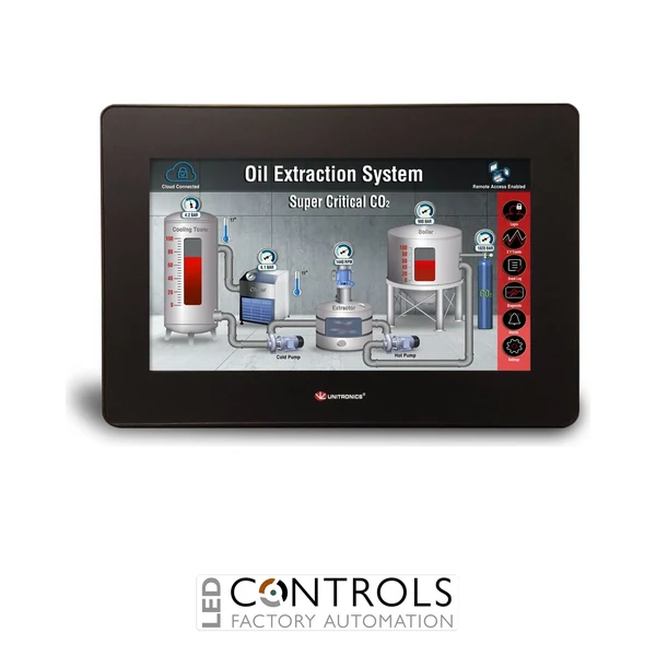Unitronics US10-B10-B1 Unistream 10.1 with 10 digital/2 analog inputs and 8 transistor outputs