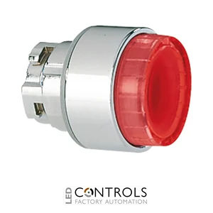 8LM2TBL204 - RED ILLUMINATED EXTENDED BUTTON