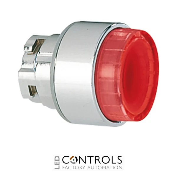 8LM2TBL204 - RED ILLUMINATED EXTENDED BUTTON