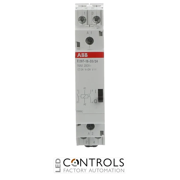 2TAZ311000R2042 ABB E297-16-20/24 Installation Relay 2NO 16 A 24 V AC/DC