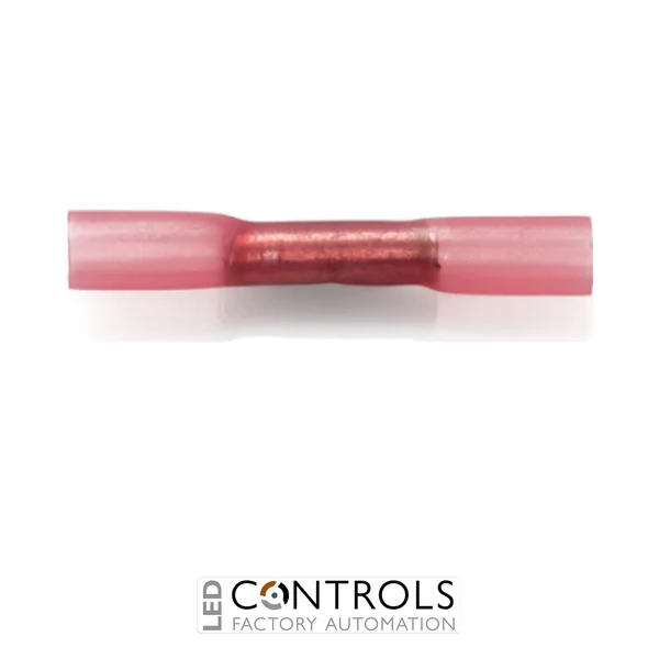 HSB-1.25 Partex Heatshrink Butt Connectors, Adhesive Lined, pack 100