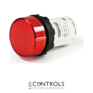 EMAS MBSD220K EMAS MONOBLOCK SIGNAL LAMP 220V FLAT GLASS RED