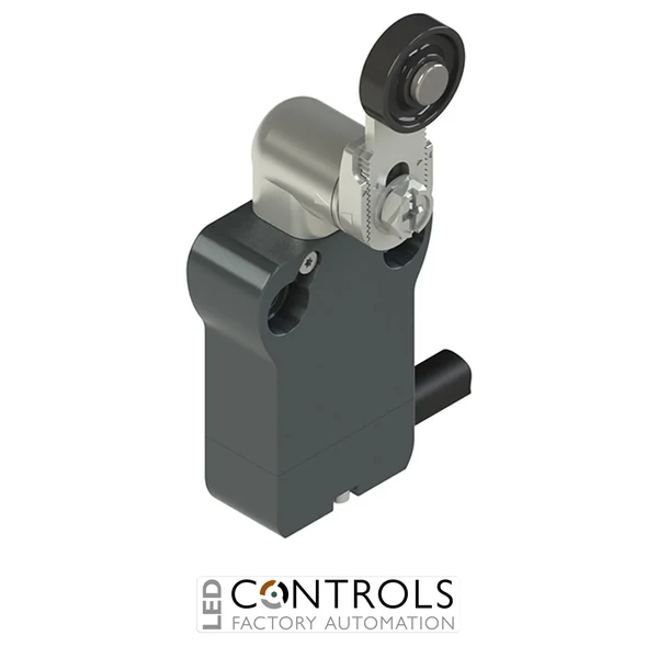 NB B112KB-DN3 Pizzato Modular prewired switch with adjustable straight metal revolving lever roller