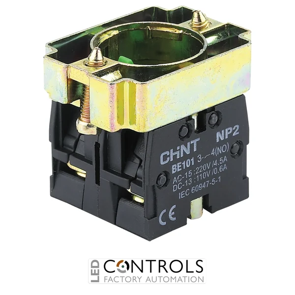 np2-bz103 chint 2 n/o contact block + base