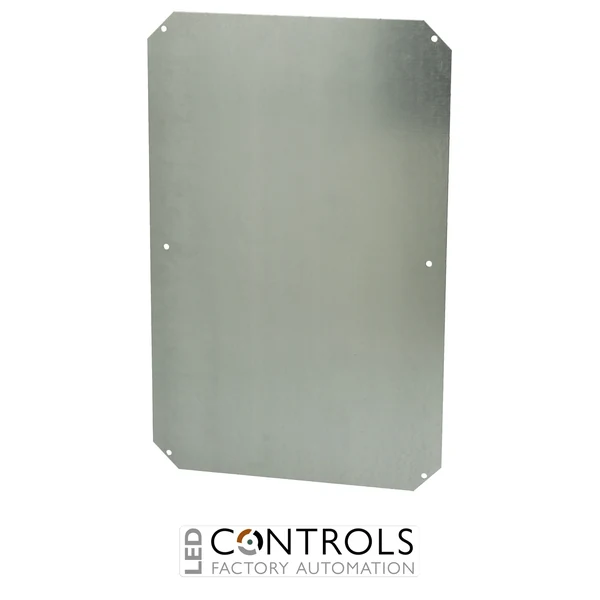 8120738 Fibox MPS ARCA 7050 Mounting plate (630x430x2 mm) Galvanized steel, for size 700x500x300