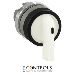 1SFA184647R9105 ABB P9MSAD0B White Illuminated 2-Position Selector Switch
