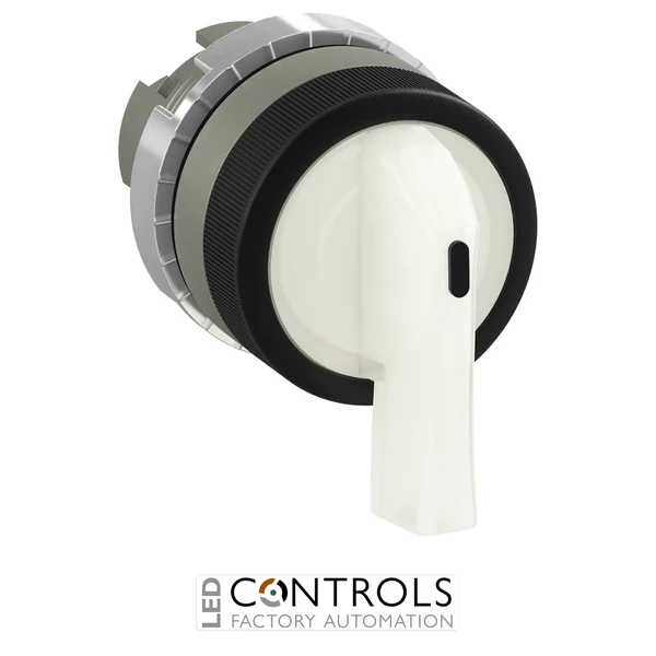 1SFA184647R9105 ABB P9MSAD0B White Illuminated 2-Position Selector Switch