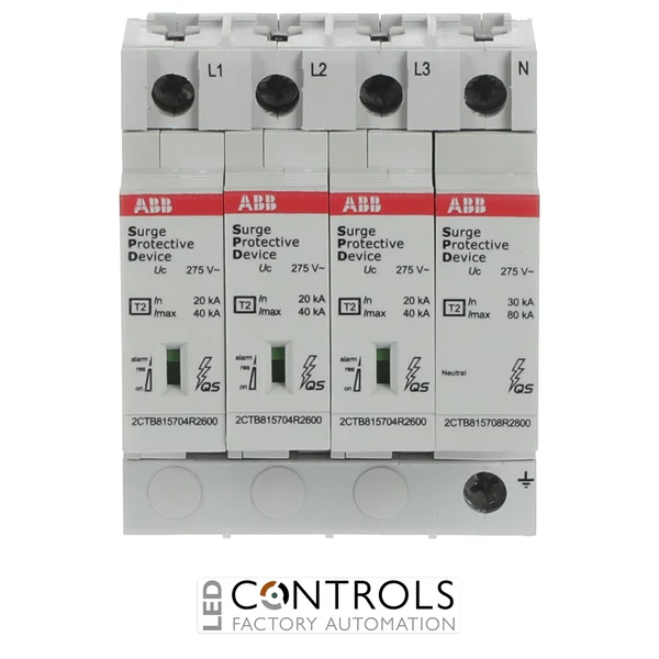 2CTB815704R2000 ABB OVR T2 3N 40-275s P QS Type 2 Surge Protection Device
