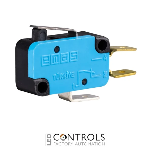 EMAS MK1KIM1 EMAS MICRO SWITCH - SHORT HINGE LEVER METAL 1 CO