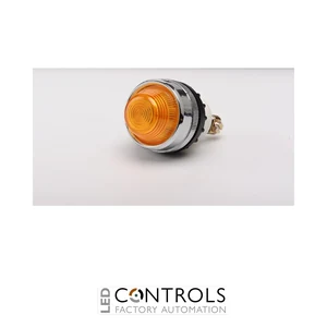 EMAS S220NS EMAS SIGNAL LAMP 22MM 220V WITH CONIC LENSE YELLOW